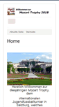 Mobile Screenshot of mozarttrophy.at